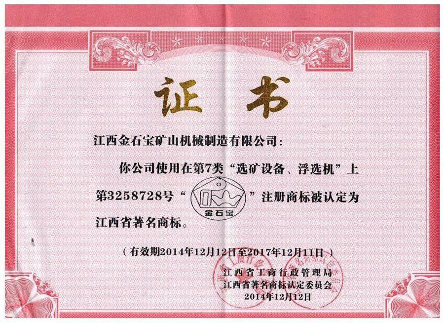 商標(biāo)證書